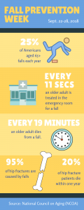 Fall prevention Infographic